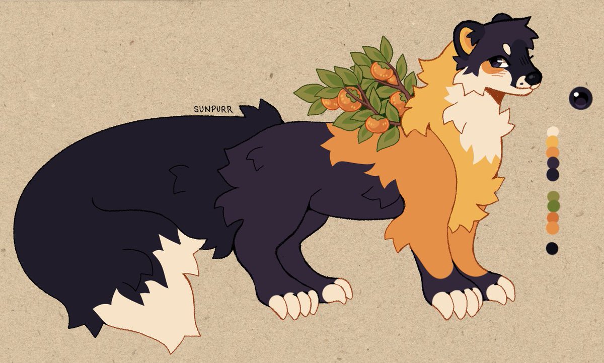 🌿🍊 (theres no persimmon emoji)