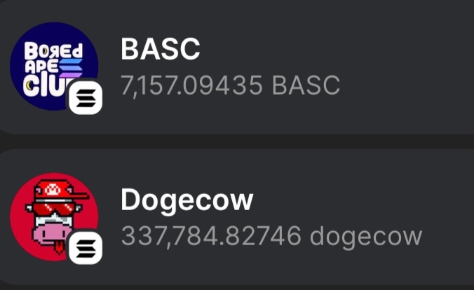 Sleepy_Ape_'s tweet photo. Here are 2 Alpha Coins for you!
(DYOR AS ALWAYS)

$BASC @BoredApeSolClub

$DogeCow  @DogecowOnSol 

#CryptoCommunity #Apeish #Mooish #ToTheMoon 🚀🌖
@phantom @pumpfung https://t.co/oA4eqQOQWq