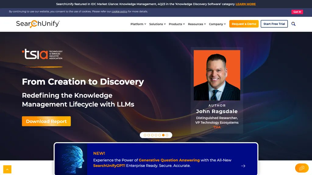 ChatBots_IA's tweet image. SearchUnify

Herramienta IA: SearchUnify

Dato o ConceptoDescripciónSearchUnifyPlataforma cognitiva unificada para el soporte al cliente que aprovecha...
vivevirtual.es/inteligencia-a…
#SEARCHUNIFY