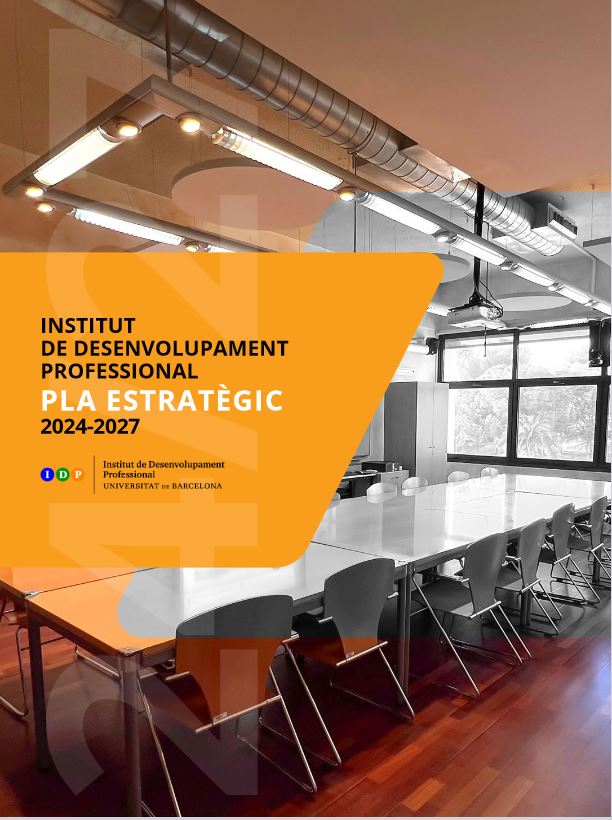 📢 Presentem el Pla Estratègic 2024-2027 de l’<a href="/idp_iceub/">idp-ub</a>. Aquest pla defineix les línies i objectius estratègics, així com les actuacions específiques per assolir-los. Una eina clau per a la presa de decisions i assignació de recursos. <a href="/UniBarcelona/">Universitat de Barcelona</a> 
ub.edu/idp/web/sites/…