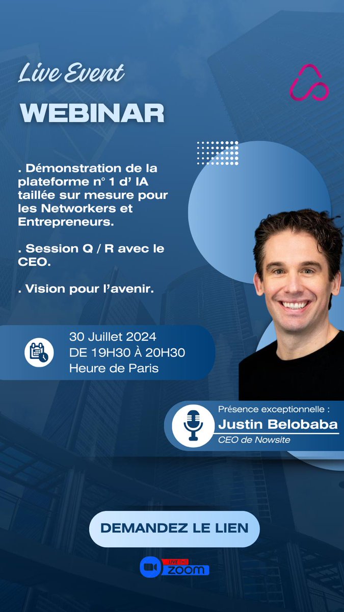 bouchery14810's tweet image. Nous vivons une véritable révolution avec NOWSITE 🌐. Cette plateforme redéfinit l&apos;efficacité et la performance comme jamais ! Prêt(e) à en savoir plus ? Écoutez notre PDG et explorez un futur digital prometteur. 🚀✨ #InnoverEnsemble #RévolutionDigitale