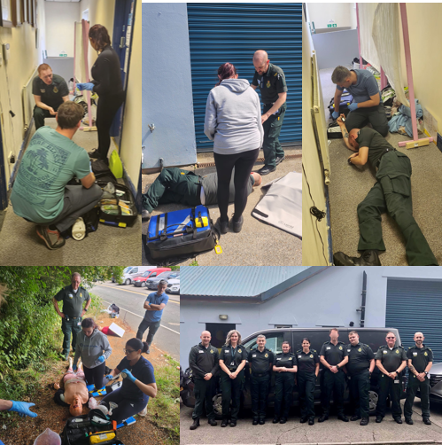 Had the opportunity to pop in to say hello and thank you to our new <a href="/WelshAmbulance/">Welsh Ambulance</a>  Community First Responder Cohort who completed their course in Aberdare this week. Congratulations and thank you for volunteering with us at  #TeamWAST