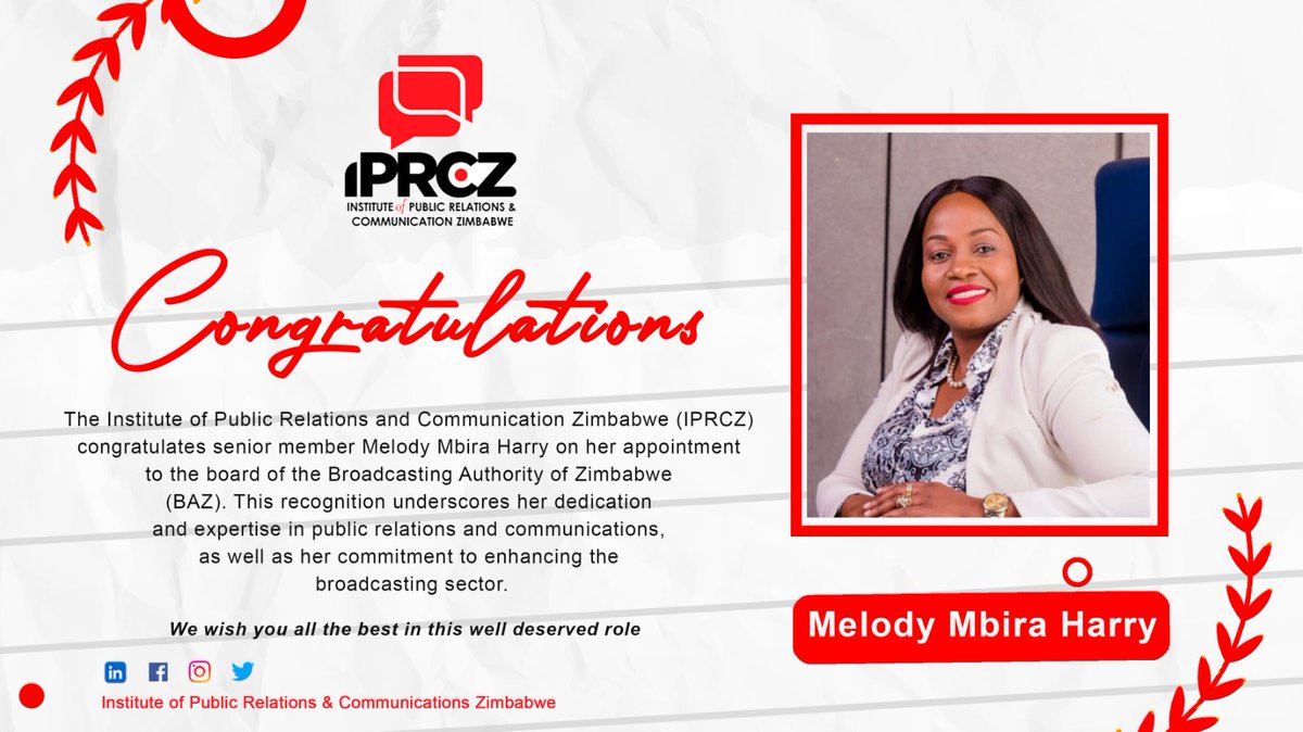 Institute Of Public Relations & Communication Zim tweet media