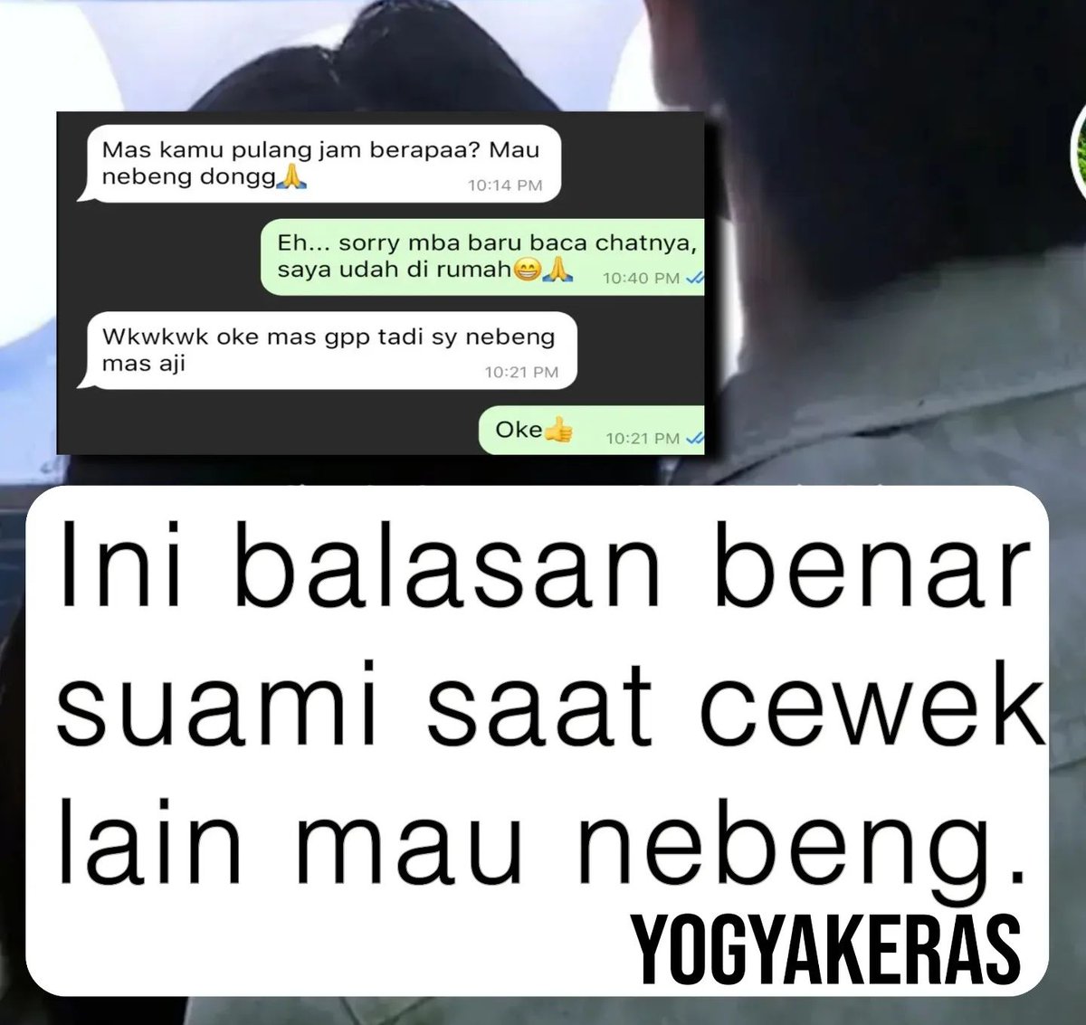 Zonastore26's tweet photo. Salut banget sama laki-laki kayak gini👍

Rela dikatain sok suci demi keutuhan rumah tangganya 🤗 https://t.co/y5r55xlWgV
