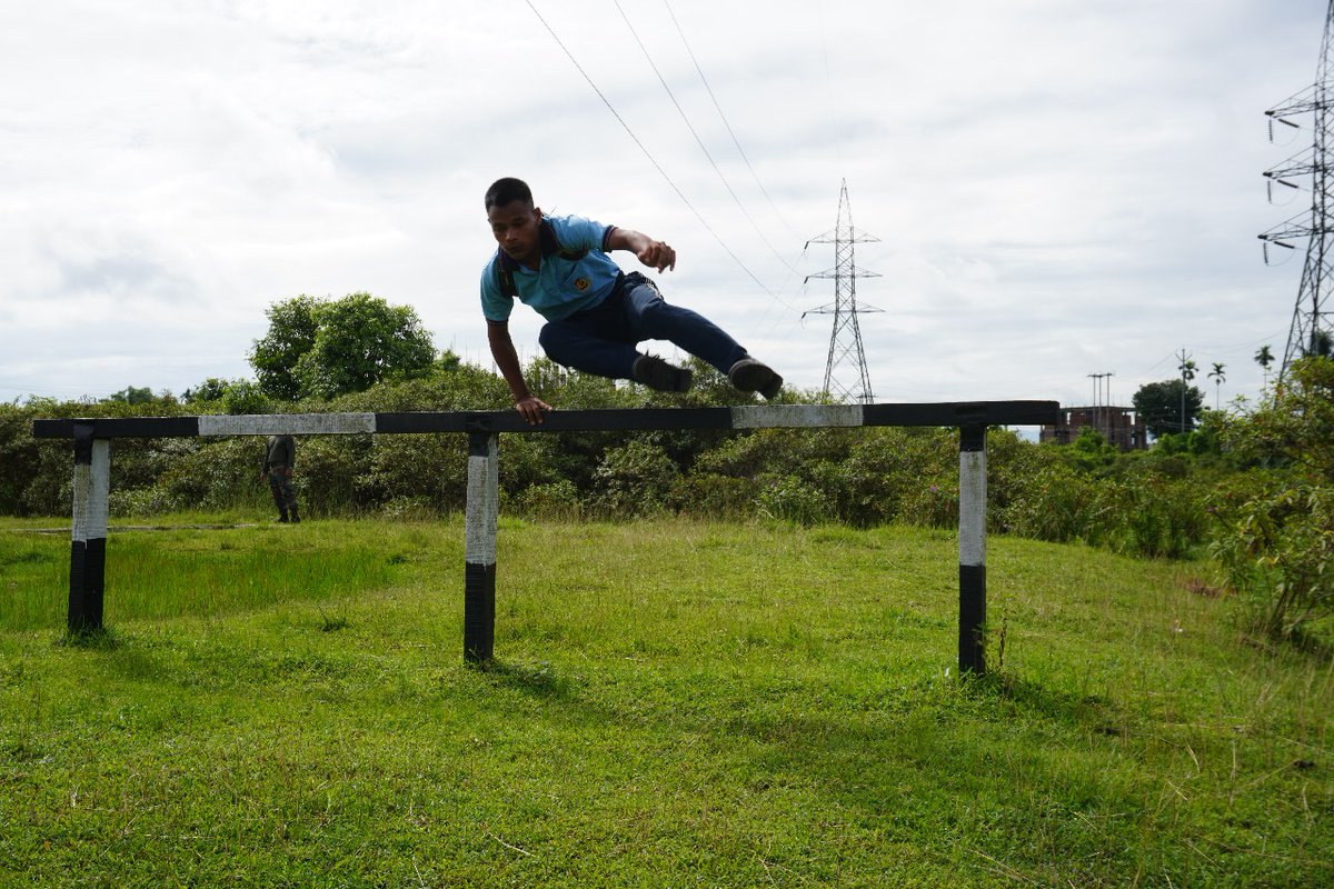 nccner's tweet photo. Ready, set, action! Our cadets are gearing up for the All India Thal Sainik Camp, showing their dedication, discipline, and determination at the Pre TSC - 1 Camp. Let's cheer them on as they aim for the top! @HQ_DG_NCC @proshillong @prodefgau @PROTEZPUR https://t.co/Ba6s3rM3Wo
