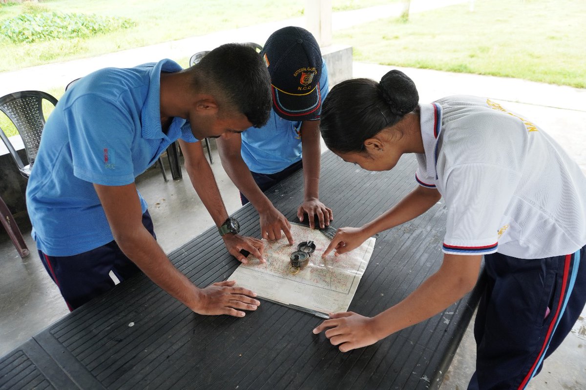 nccner's tweet photo. Ready, set, action! Our cadets are gearing up for the All India Thal Sainik Camp, showing their dedication, discipline, and determination at the Pre TSC - 1 Camp. Let's cheer them on as they aim for the top! @HQ_DG_NCC @proshillong @prodefgau @PROTEZPUR https://t.co/Ba6s3rM3Wo