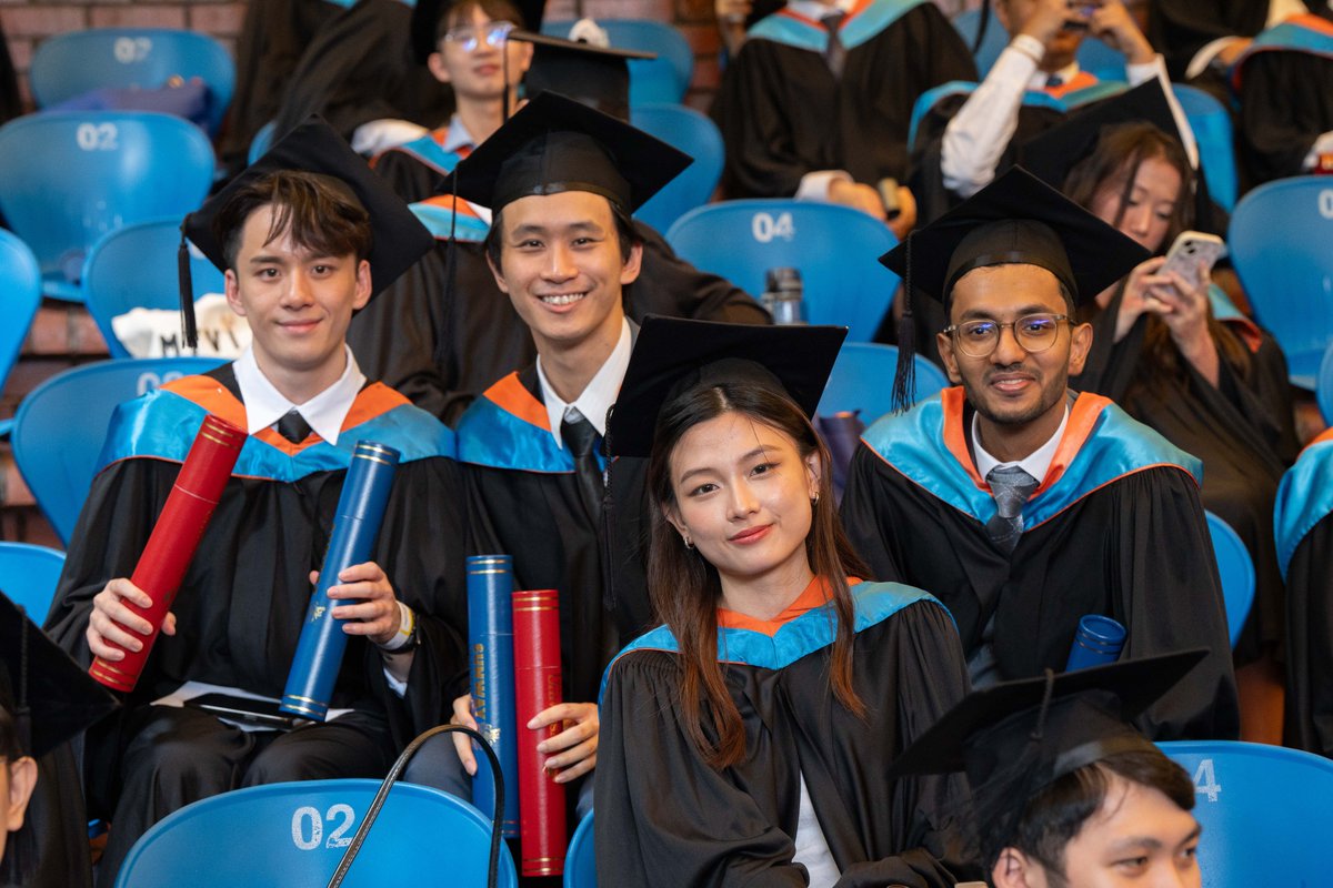 SunwayU's tweet photo. 🎓To the exceptional graduates of the School of Engineering and Technology (SET) and the School of Mathematical Sciences (SMS), today marks the culmination of your hard work and passion. 

Congratulations and best wishes!

 #SunUClassOf2024 #SunUConvocation https://t.co/1JPttLS5ip