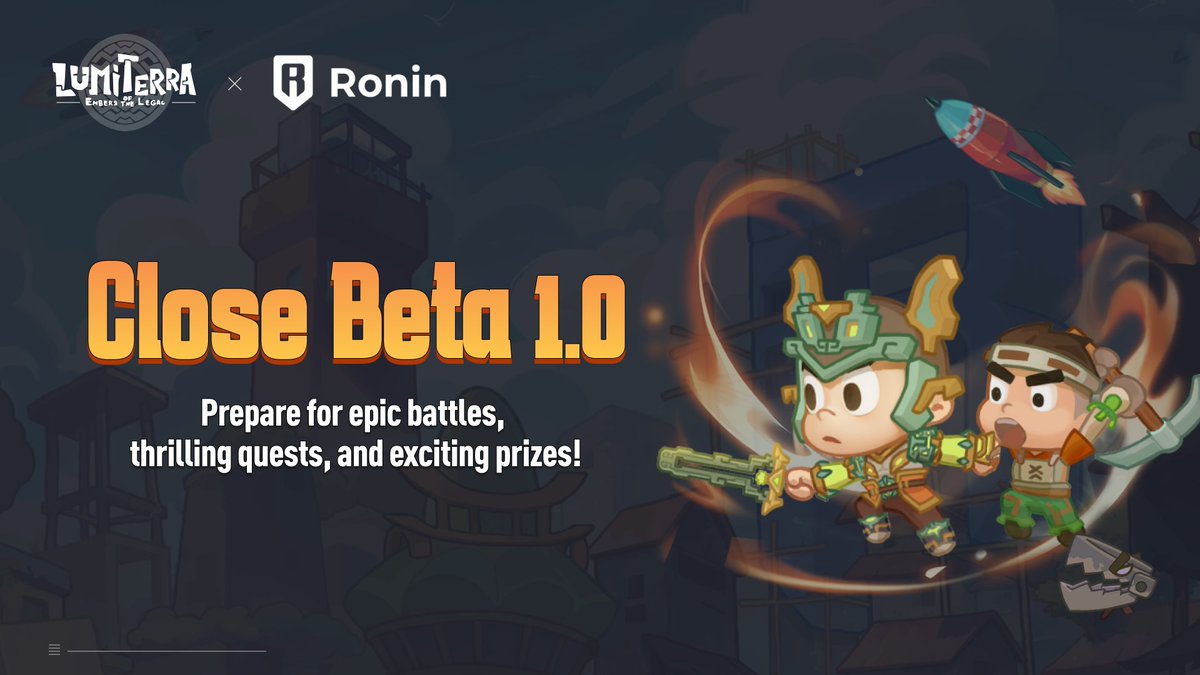 🌟 Attention Lumiterra players! 🌟

The second phase of the LumiQuest event is here! 🎉Don’t miss your chance to snag a whitelist spot for the  CBT#1 test.

🗓️ Event Duration: July 26 - July 31, 2024
🏆 Event Reward:  CBT#1 Whitelist

Get on the Degame Points Sprint Leaderboard,