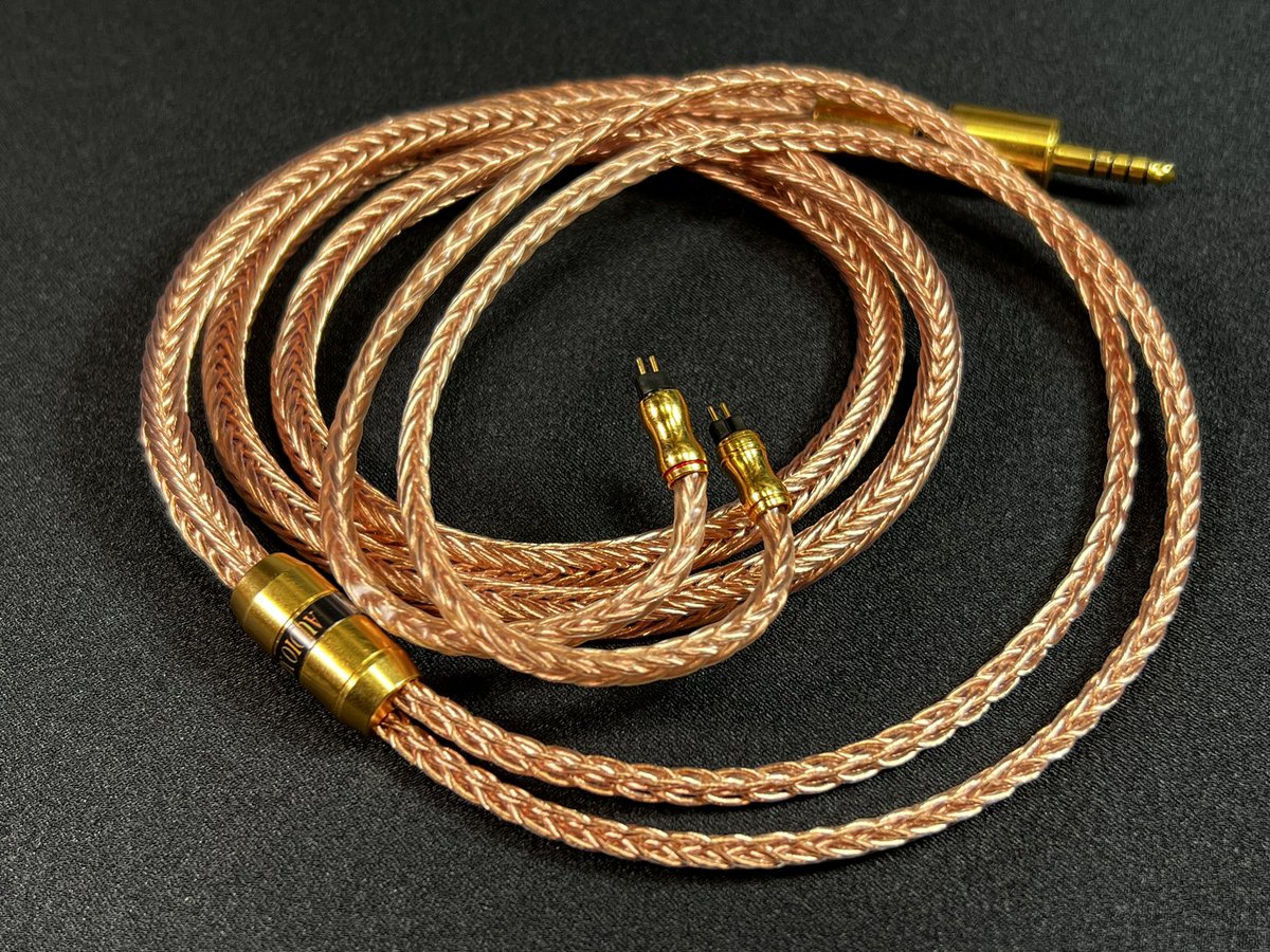 オーディオみじんこ ミニミニケーブル NOCTURNE 4.4mm-4.4mm 【公式通販】