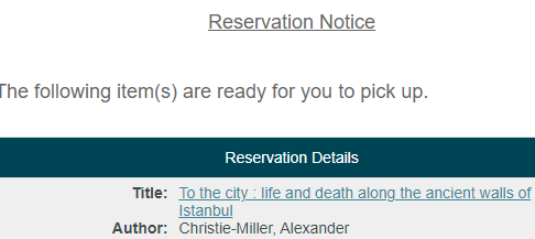 Oh goody, an email from the library! @AChristieMiller <a href="/LibrariesACT/">Libraries ACT</a>