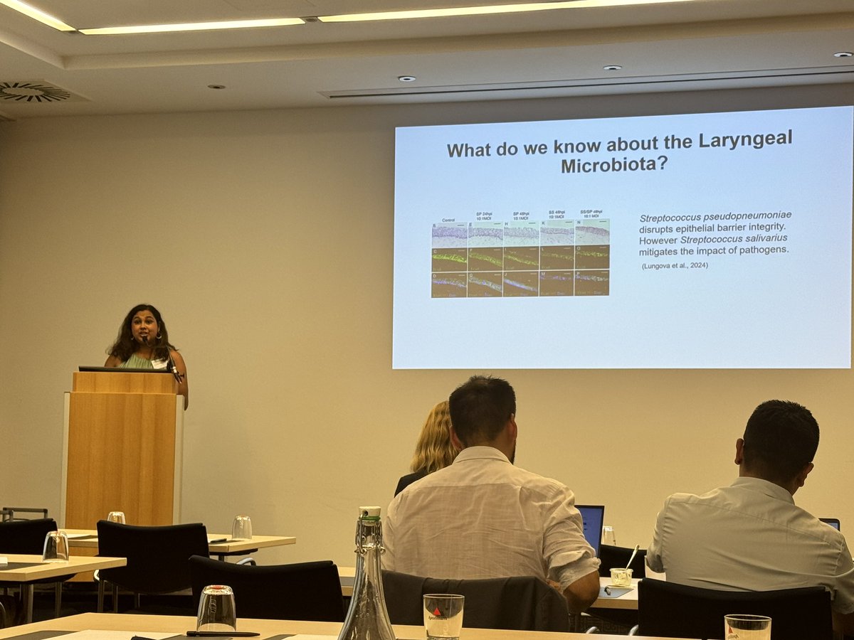 thibeaultlab's tweet photo. We are having a wonderful time in #Erlangen for #ICVPB!
Fantastic presentations from Dr. @thibeaultlab , Vlasta Lungova, @AlexGavinFoote and @AnumithaVenkat1 ! #tissueengineering #singlecellRNAsequencing #microbiology #larynx #voicescience @WiscSurgery @WiscOtoHNS @NIDCD https://t.co/7wegXtVvYP