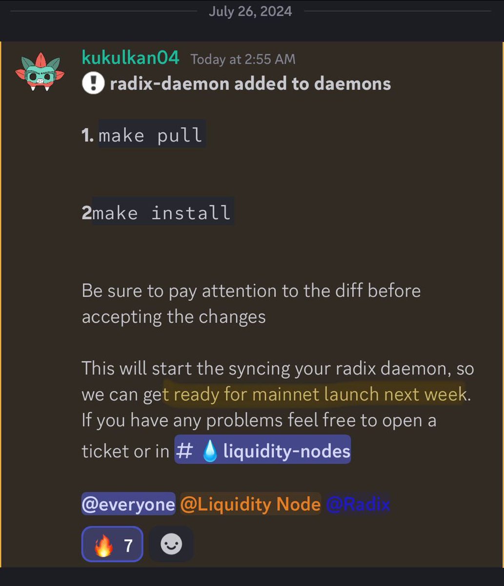 Radix community is ready already! 🔥

Bring it on, <a href="/Maya_Protocol/">Maya Protocol</a>