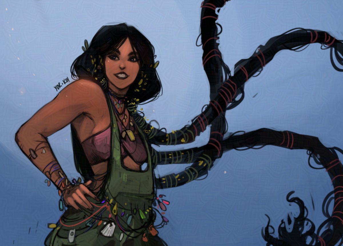 artfight attack for : pineappleZ_draw