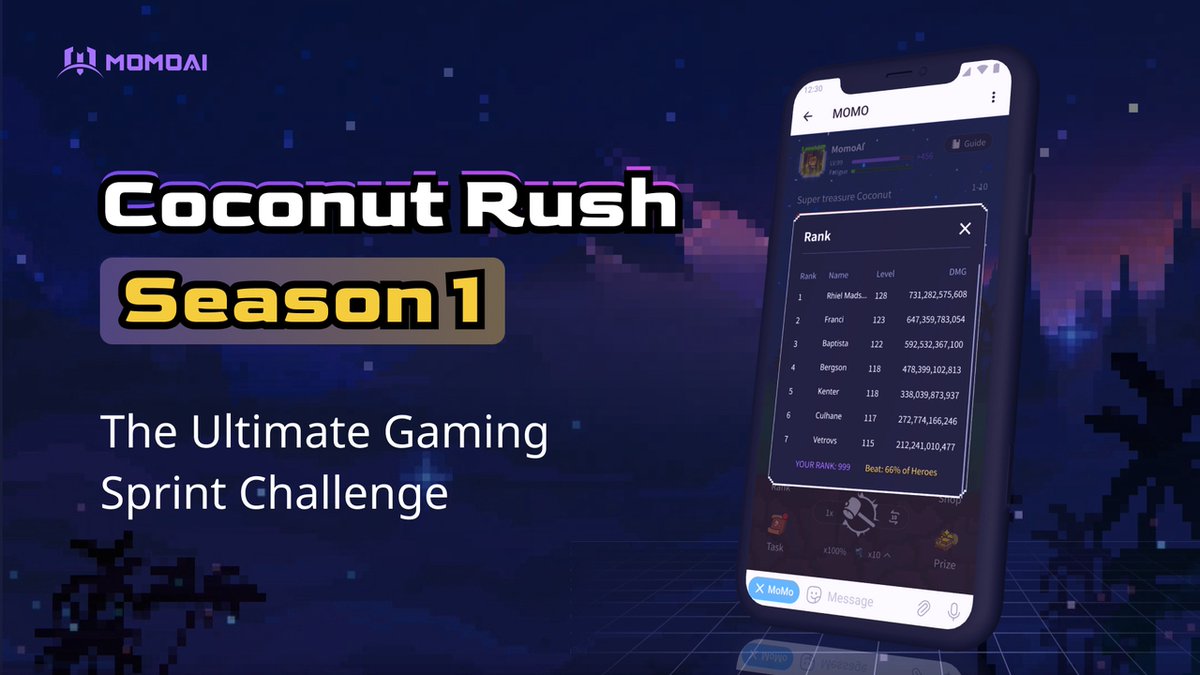 🥥 Coconut Rush Season 1: The Ultimate Gaming Sprint Challenge 💨
Are you ready for the ultimate gaming challenge? Coconut Rush Season 1 is here!
🗓️ Event Duration: July 26 - August 1, 2024

🎮 How to Participate:
▪️ Find the Coconut-knocking in game matrix
