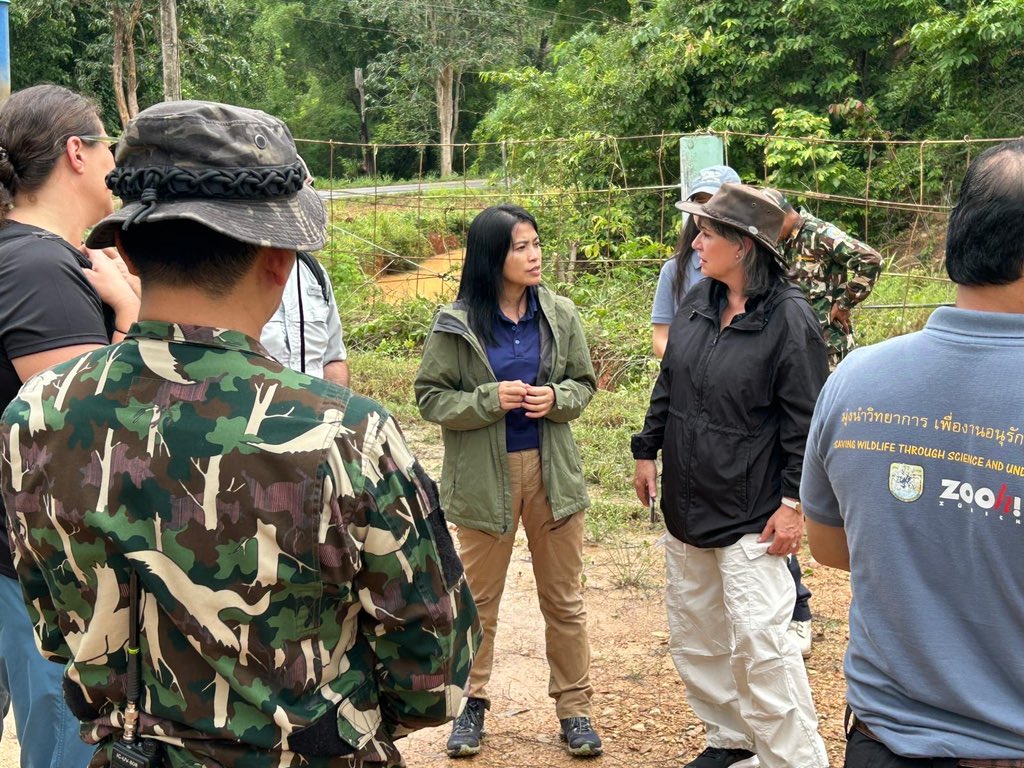 AsstSecCantor's tweet image. Thanks to Thailand's Department of National Parks, Wildlife and Plants Conservation and @TheWCS for great discussions and a tour of Kaeng Krachan National Park. @Interior is proud to support the conservation of Thailand’s incredible biodiversity and natural landscapes