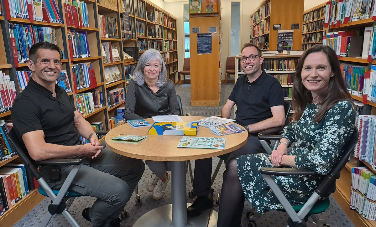 OUPPrimary's tweet image. Hear from reading experts James Clements, @DrSarahMcG &amp;amp; Lindsay Pickton @EnglishHubUK as they talk to Oxford Education&apos;s Mary Hamley about the importance of building a culture of reading for pleasure in the classroom. 📚

🔊 ow.ly/WkOt50QejoV

#ReadingForPleasure #Readerful