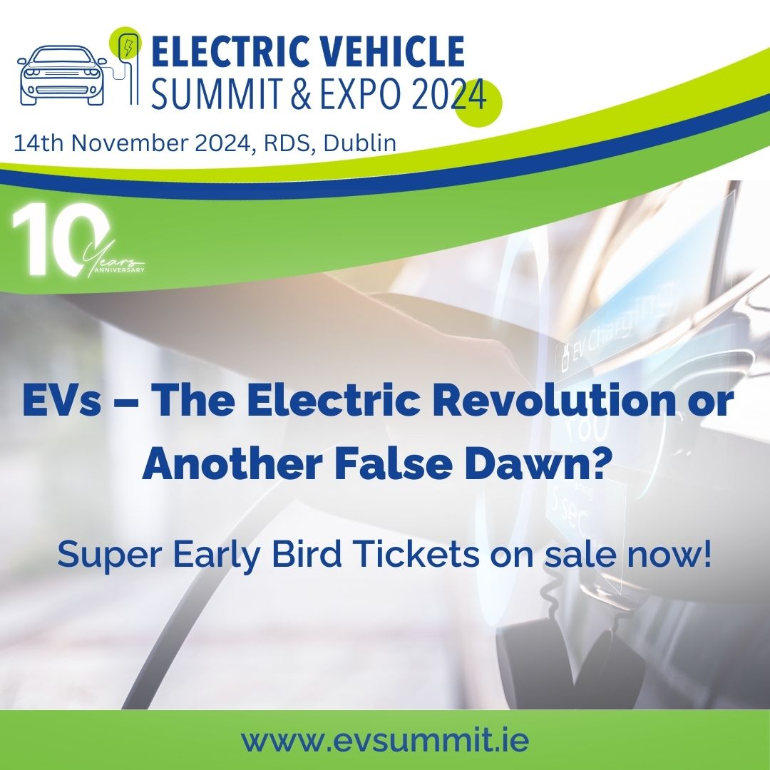 iQuest (@iquestevents) on Twitter photo ⚡ The 10th Annual EV Summit & Expo will take place on the 14th of November, 2024, at The RDS, Dublin. ⚡
Secure your spot, super early bird discounts are available for a limited time only! 👉 loom.ly/3TaN-zI
#EVSummit24
#ElectricVehicleIreland ⚡ The 10th Annual EV Summit & Expo will take place on the 14th of November, 2024, at The RDS, Dublin. ⚡
Secure your spot, super early bird discounts are available for a limited time only! 👉 loom.ly/3TaN-zI
#EVSummit24
#ElectricVehicleIreland