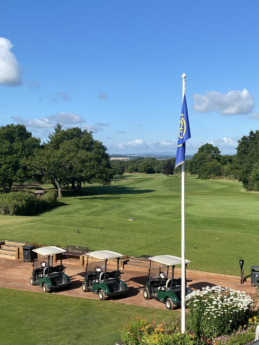 It would be hard to find a better view from an office window. 
The course look amazing this morning. 
We are looking forward to seeing everyone who is playing in our Men’s Open tomorrow.