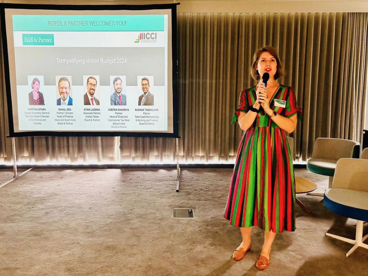 IndiaItaly's tweet photo. Today, @IndiaItaly in association with @roedl hosted an insightful event, "Demystifying Union Budget 2024," in Pune.

This event highlighted the significant impact of the new union budget on business &amp; trade, reinforcing our commitment to fostering strong Indo-Italian relations. https://t.co/Wh8BU8qTmU