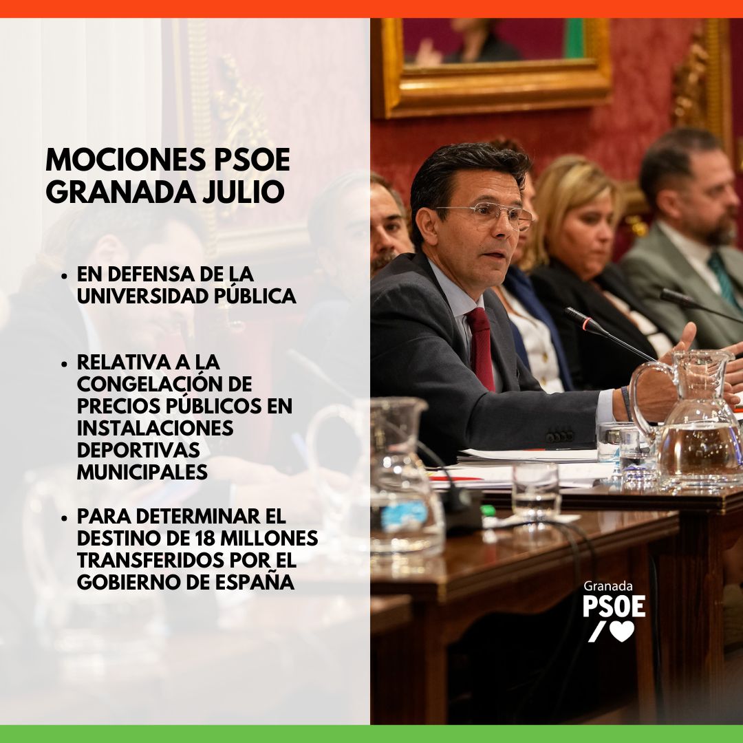 PSOE Granada Capital (@granadapsoe) on Twitter photo Hoy tenemos #PlenoGr y desde <a href="/granadapsoe/">PSOE Granada Capital</a> te presentamos las tres mociones que elevamos al principal órgano de gestión municipal Hoy tenemos #PlenoGr y desde <a href="/granadapsoe/">PSOE Granada Capital</a> te presentamos las tres mociones que elevamos al principal órgano de gestión municipal