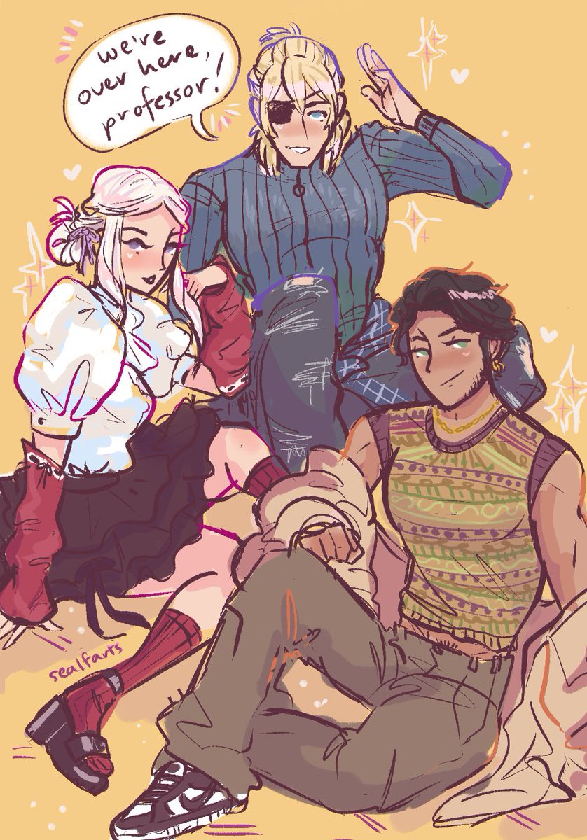 sealfarts's tweet image. we're meeting up after five years, right? ✨
#FE風花雪月5周年 #FE3H_Anniversary #FE3H