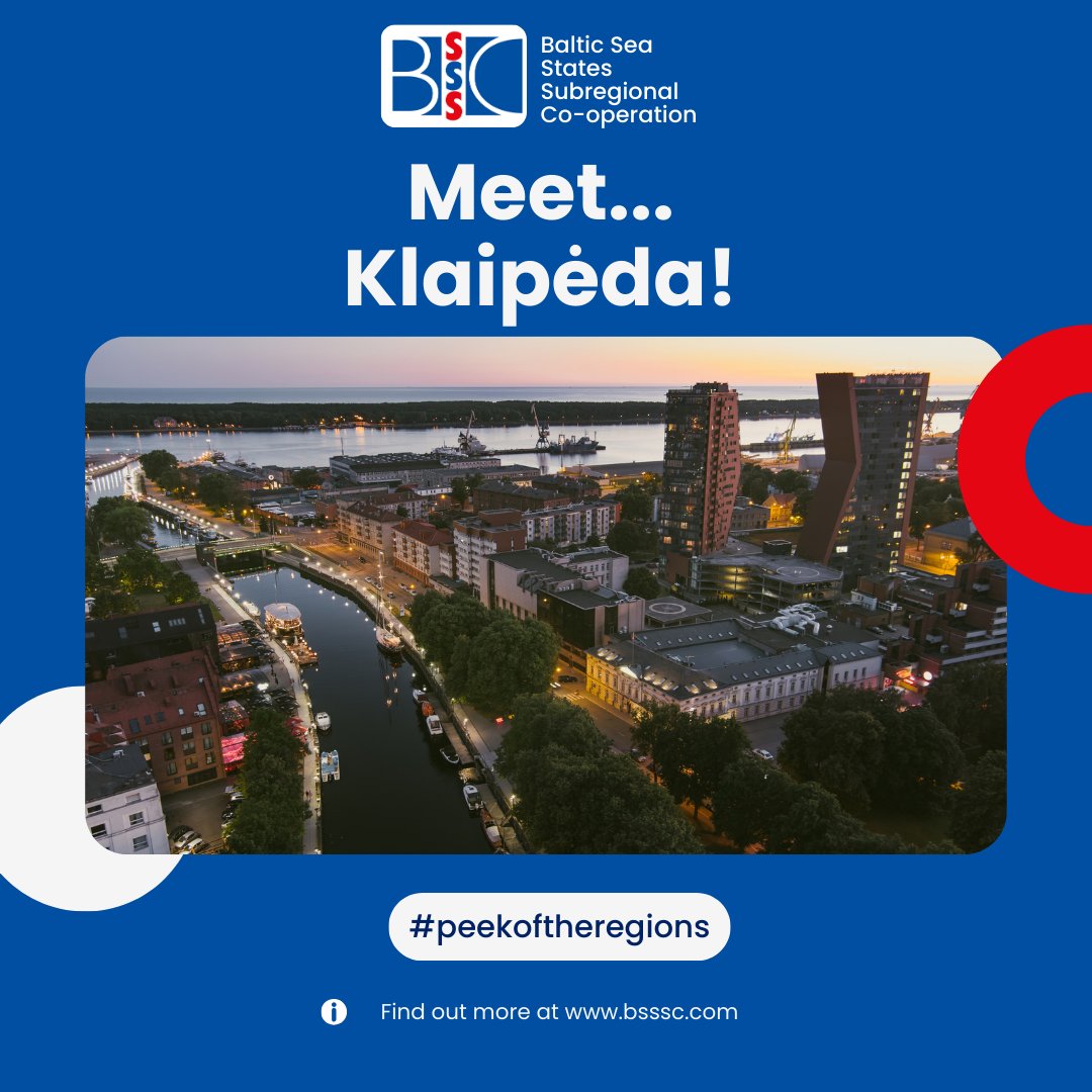 Meet....#KlaipėdaCounty
🛳️5,222 km² &amp; ~369.000 residents
🌲Visit the Curonian Spit, a UNESCO site
⚓Port handles 40M tons of cargo yearly, boosting shipbuilding, logistics &amp; tourism
🎓Klaipėda University excels in marine sciences &amp; engineering
#Lithuania #BSSSC #peekoftheregions