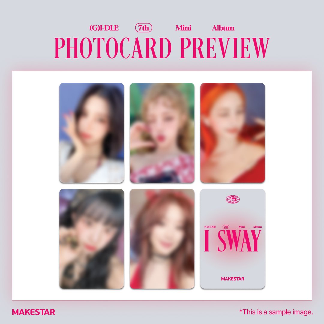 여자아이들 #GIDLE 7th Mini Album [I SWAY] (POCAALBUM) ONLINE LUCKY
