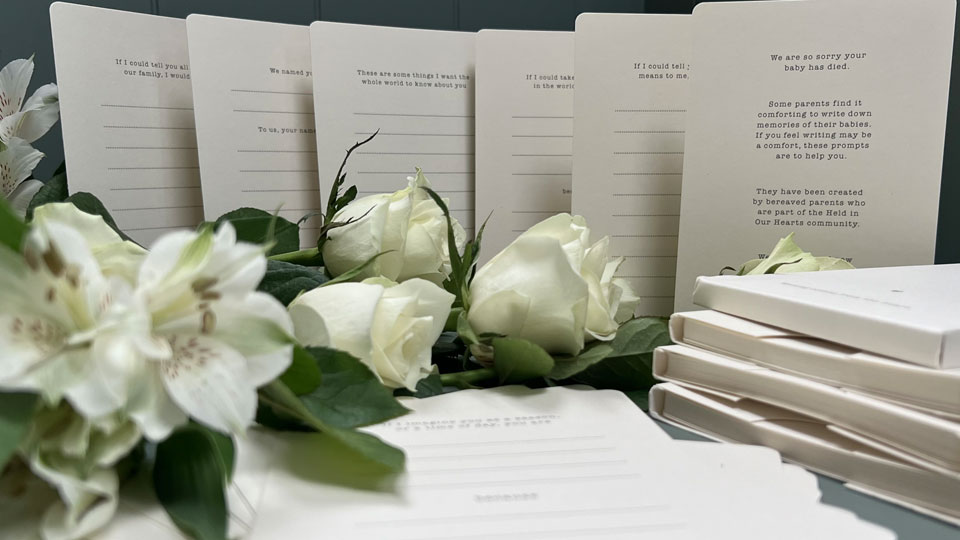 Working with Held in our Hearts, Dr Tamarin Norwood has developed resources that support bereaved parents in talking about and understanding their experiences of baby loss and grief.
Read about her work around #babyloss at bit.ly/4cCgVSp