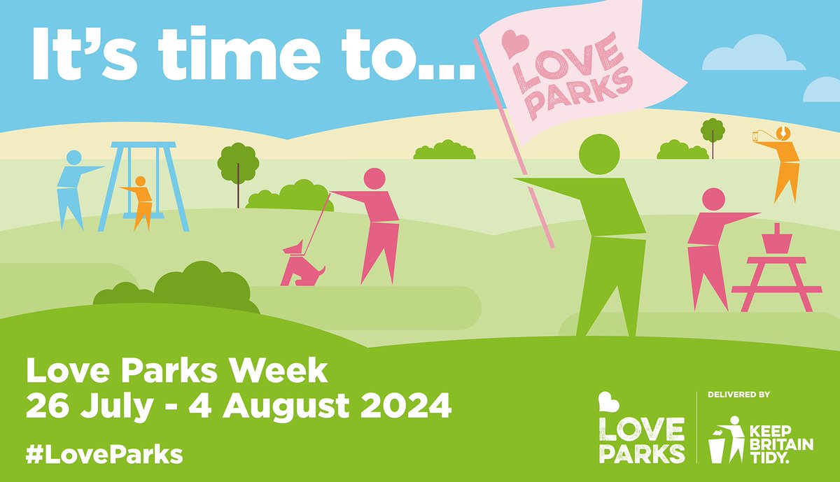 It’s the start of #loveparksweek so let’s all get out and celebrate and enjoy our park’s and green spaces. #loveparks