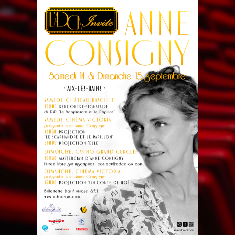 adca_aix's tweet photo. 🎟️ AFFICHE &amp; PROGRAMME DÉVOILÉS 🎟️

Après le nom de #AnneConsigny comme invitée d'honneur, voici votre programme pour ce 6ème festival "L'ADCA invite", samedi 14 et dimanche 15 septembre à #AixLesBains ! 🎥

Réservez vos billets dès maintenant sur : https://t.co/ViWQqx3rT1 ⬅️ https://t.co/HrqbzDTsUx