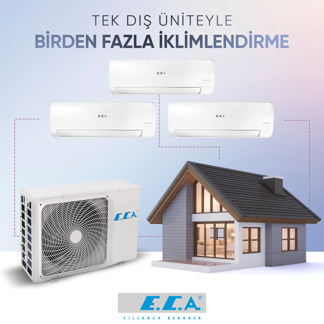 ECA_Elginkan's tweet image. Tek dış üniteyle birden fazla iklimlendirme için; E.C.A. Multi SplitKlimalar.

#ECA #MultiSplitKlima #YıllarcaBeraber
