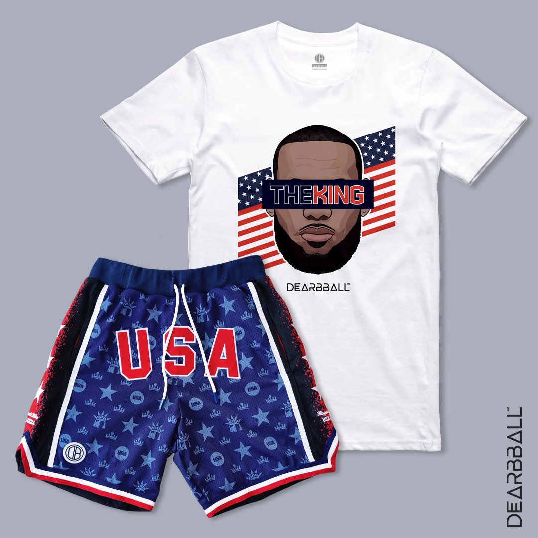 LBJxGoat's tweet image. C'EST L'HEURE DE VOUS RÉGALEZ ! 💥💥

J'ai 400 euros de carte cadeaux a vous offrir pour la tenue king (shorts / t-shirts ) version Team USA disponible sur @dearbball

✅ 40 GAGNANTS DANS LES RT ET LES COMMENTAIRES !! 

🤑 40 BON D'ACHAT ALLANT DE 5 A 30 EUROS !!

👑🐐🇺🇸