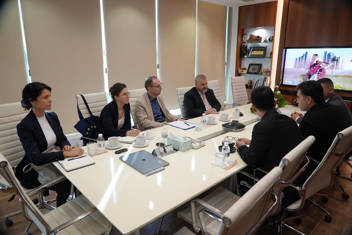 I concluded my 4 days mission to KRI with a stop at Rudaw, where I had good discussions on media in KRI. I value the professional journalism at Rudaw.