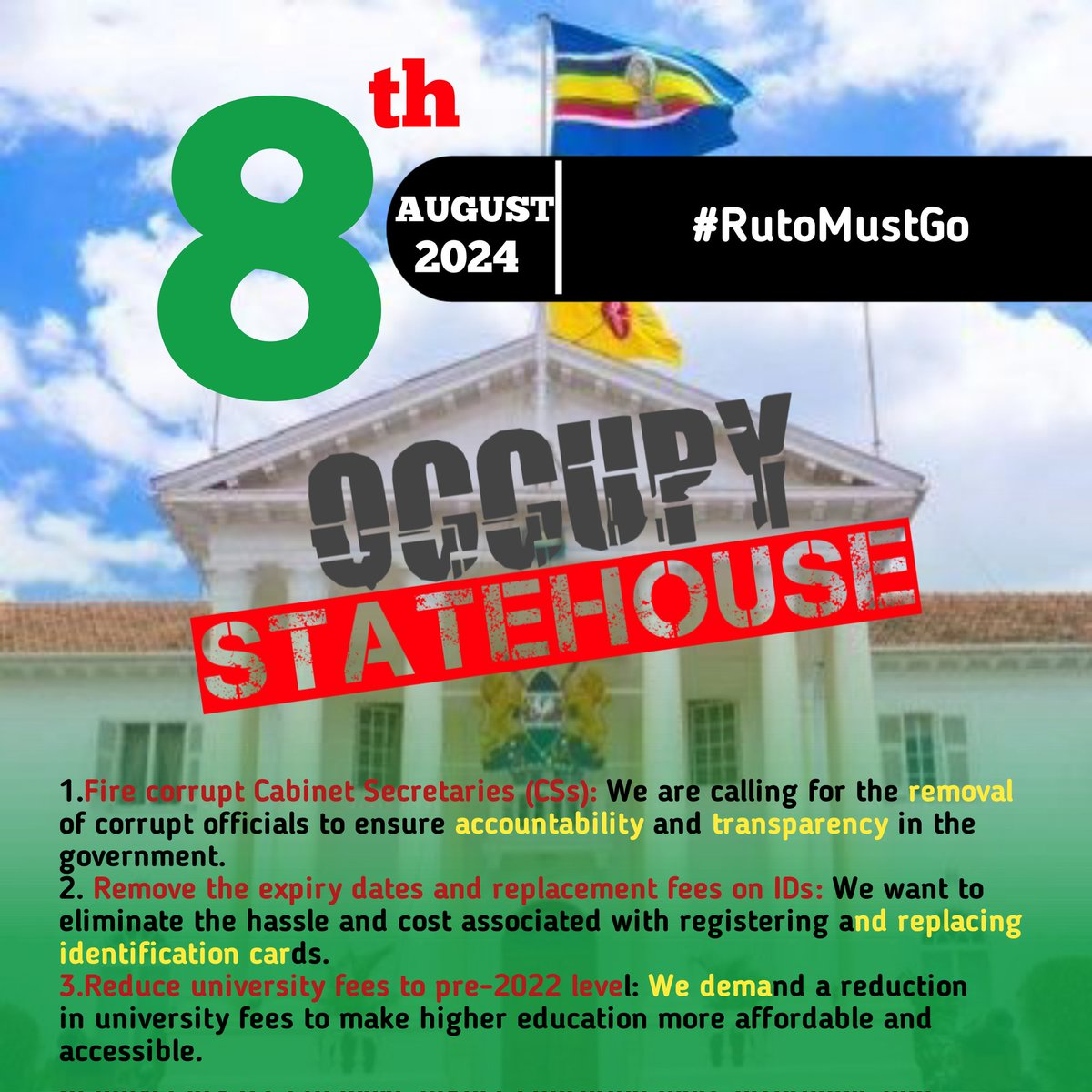 RETWEET...
#RutoMustGo #WeAreNotGoingBack #Jowie #NaneNane #Hanifa