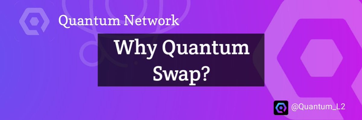 oando__'s tweet image. $QSWAP is not like every other swap protocol, #Quantumswap , provides a user friendly interface that even a newbie would be able to navigate through.

@Quantum_L2  shows strength in the area of security, ensuring has the most secured swaps across different blockchains.

.