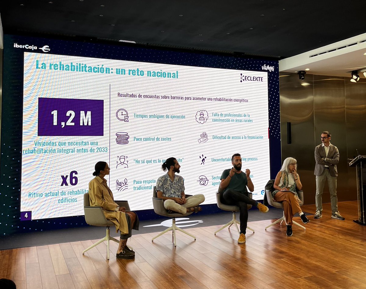 eclekte's tweet photo. 🚀 El pasado 8 de julio, el equipo de ECLEKTE viajó a Zaragoza para presentar oficialmente nuestra nueva plataforma Re-K. El evento, organizado por @ClusterIDiA  en el marco del @SocialTech4EU , fue la primera presentación oficial en España de la plataforma https://t.co/84I8aApHh6