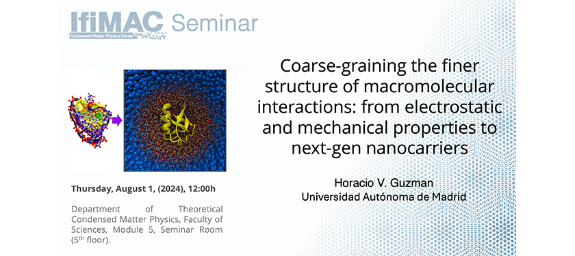 ifimacuam's tweet photo. 🗓️Seminar Thursday 1st August at 12h, Faculty of Science, Seminar Room Module 5. Horacio V. Guzman @whoratz will talk about Coarse-graining the finer structure of macromolecular interactions. See you there!👇
https://t.co/TOqPCidhCx https://t.co/HGzuN722Ff