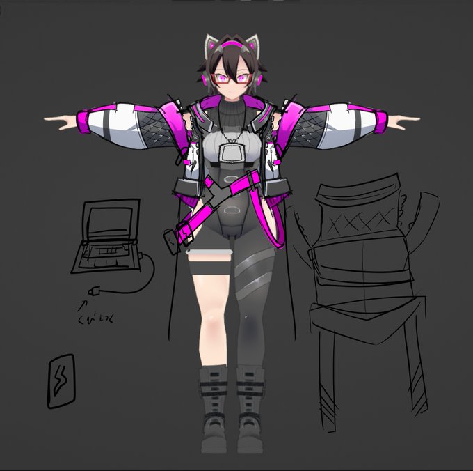 衣装デザインができた 