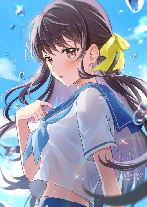 真夏に目が合った学校一の美少女 