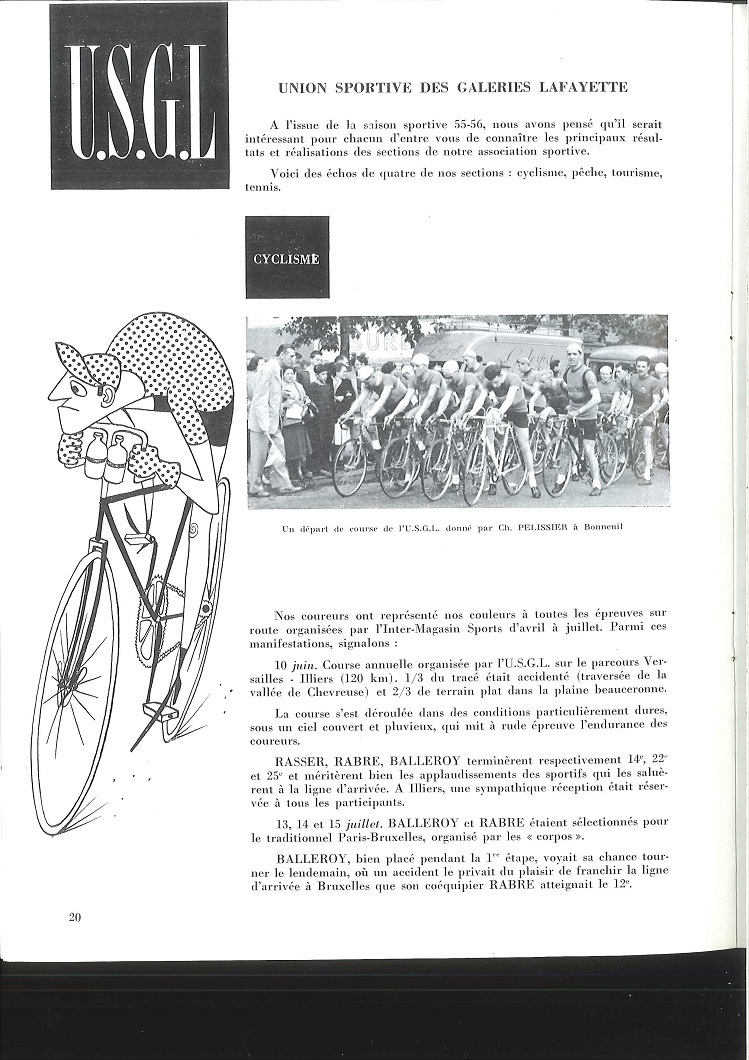 Alors que tous les regards sont rivés vers Paris à quelques heures de la cérémonie d'ouverture des #JO2024, 🔙 en images sur l'Union Sportive des Galeries Lafayette, fondée en 1902 pour permettre aux employés de pratiquer une activité sportive. 🏁
📸Archives Galeries Lafayette