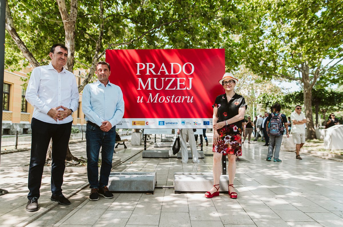 eubih's tweet photo. "Prado in the Streets" has arrived in #Mostar!
Don't miss this 🇪🇺-supported exhibition that brings selected masterpieces from the @museodelprado collection 🖼
⏰📍 Spanish Square, until 5th August
🤝 @UNESCOVenice #SpanishEmbassy #GradMostar https://t.co/B5HEpCqx0s