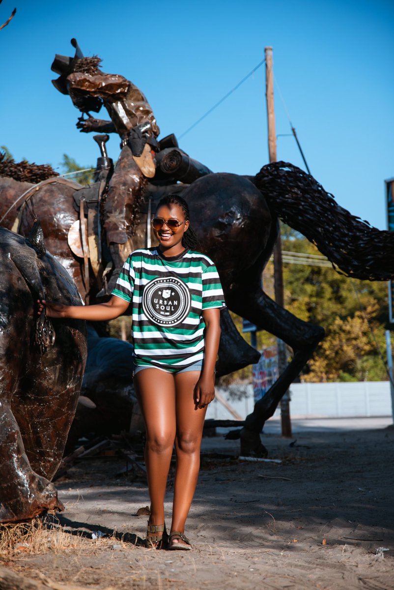 UrbanSoulStores's tweet photo. Celebrating the vibrant spirit of Maun with Urban Soul Green Stripe  T-Shirt! Over the years, we’ve witnessed the Urban Soul Maun community grow, marking a significant moment in the town’s ongoing evolution, the second largest community, Maun holds a special place in our hearts. https://t.co/dbqZoAAnvY