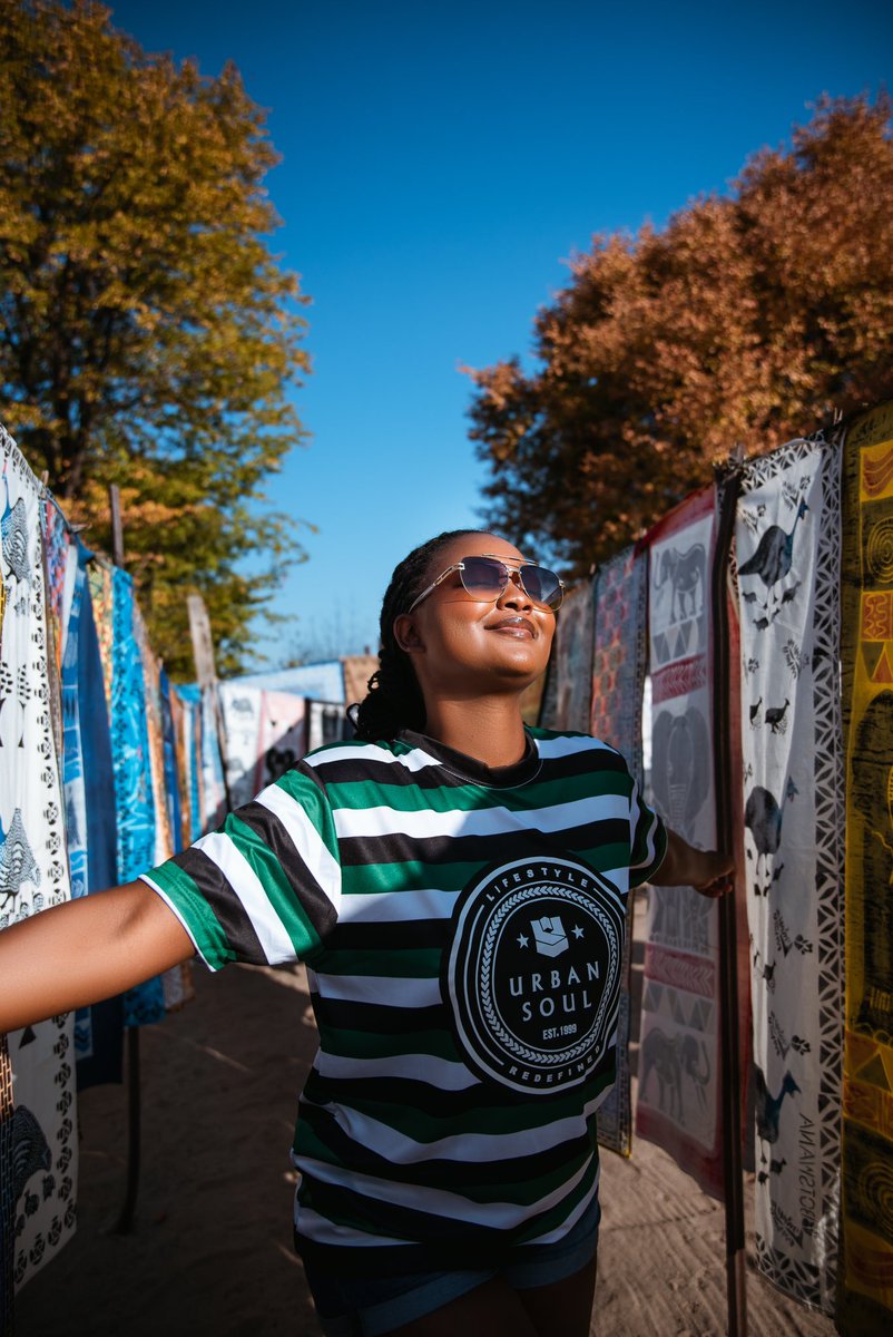 Celebrating the vibrant spirit of Maun with Urban Soul Green Stripe  T-Shirt! Over the years, we’ve witnessed the Urban Soul Maun community grow, marking a significant moment in the town’s ongoing evolution, the second largest community, Maun holds a special place in our hearts.