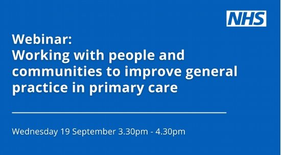 CentralLpoolPCN's tweet photo. Join this webinar to hear how a new @FutureLearn online course supports general practice staff and patient participation groups to work effectively with people and communities to enhance primary care services. https://t.co/rOQFrjquuS