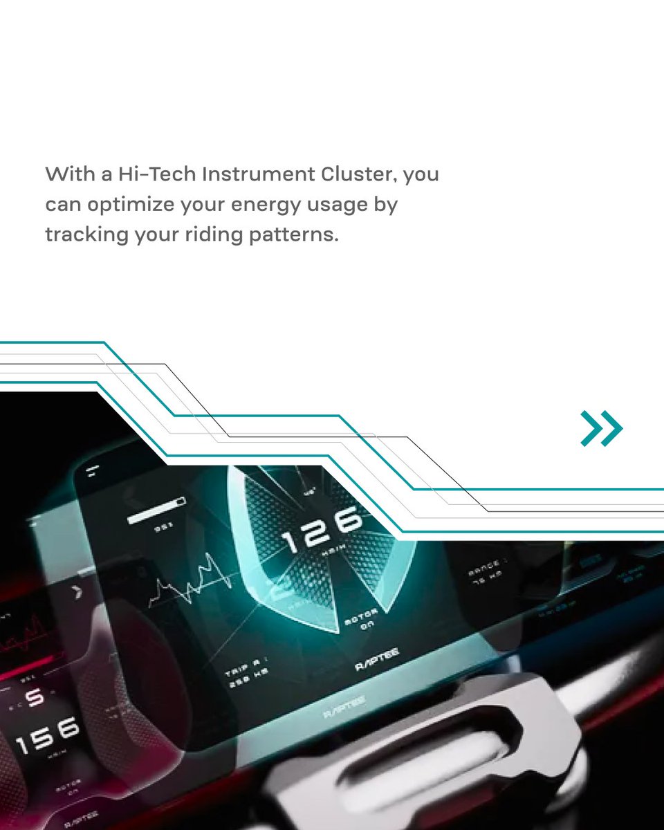 RapteeEnergy's tweet photo. Instrument clusters can be more than "Turn Right in 100 mts"!

Check out the blog to get a better context: https://t.co/g2EYllgDnj

#RapteeHV #HighVoltageTechnology #ElectricMotorcycle #IndianEV #HVTec @DineshArjunV @IyerOnTheRun @bigvig21 @vjayapradeep @VenkataRamanDU https://t.co/aegEkqv27m