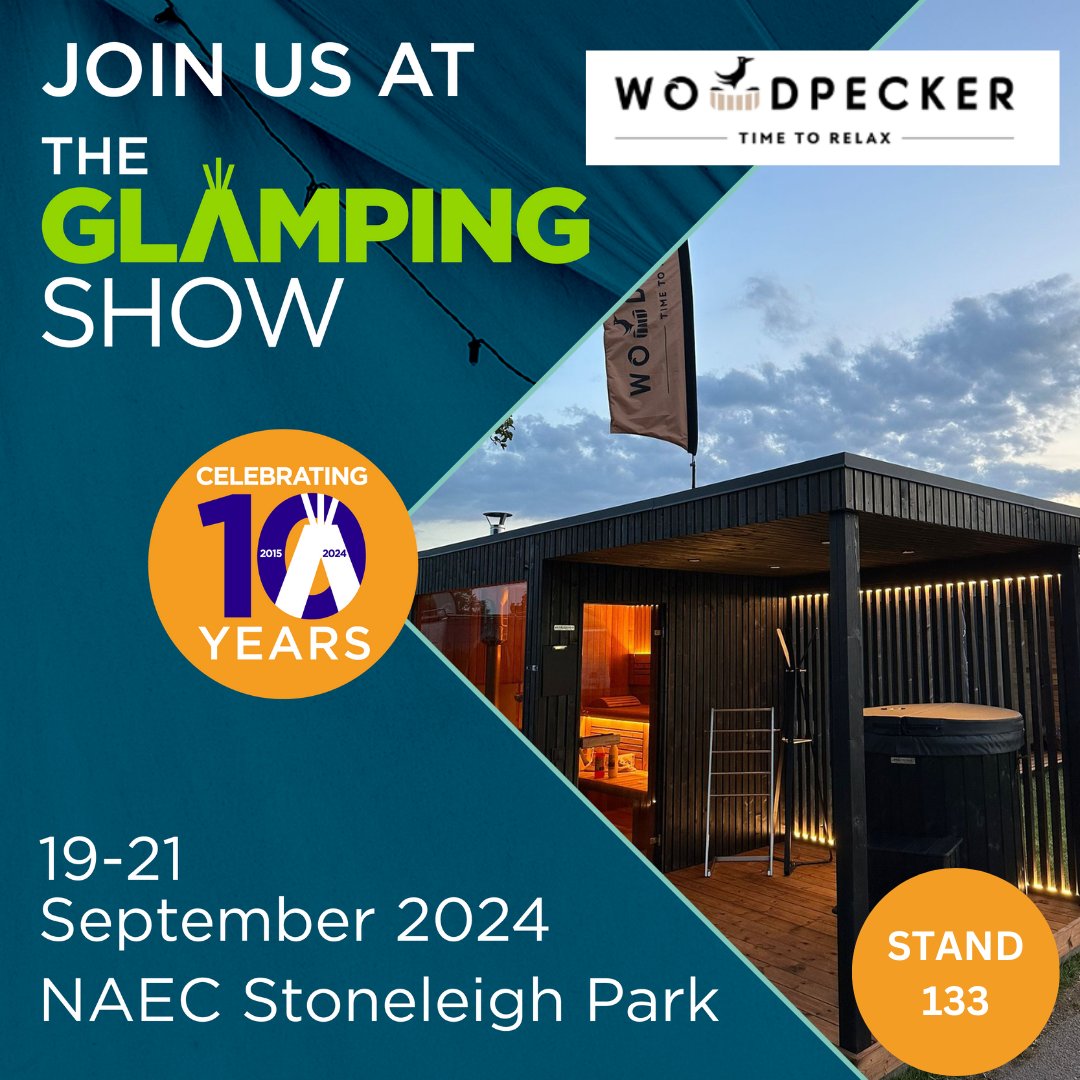 Woodpecker Tubs and Saunas (@woodpeckertubs) on Twitter photo *Breaking News*
We are excited to announce that once again will be exhibiting <a href="/TheGlampingShow/">The Glamping Show</a> this September.
We will be bringing some #showstoppers and some #favourites too! So why not pop along and see us!
For free tickets, register here - theglampingshow2024.eventreference.com/register.php?q… *Breaking News*
We are excited to announce that once again will be exhibiting <a href="/TheGlampingShow/">The Glamping Show</a> this September.
We will be bringing some #showstoppers and some #favourites too! So why not pop along and see us!
For free tickets, register here - theglampingshow2024.eventreference.com/register.php?q…