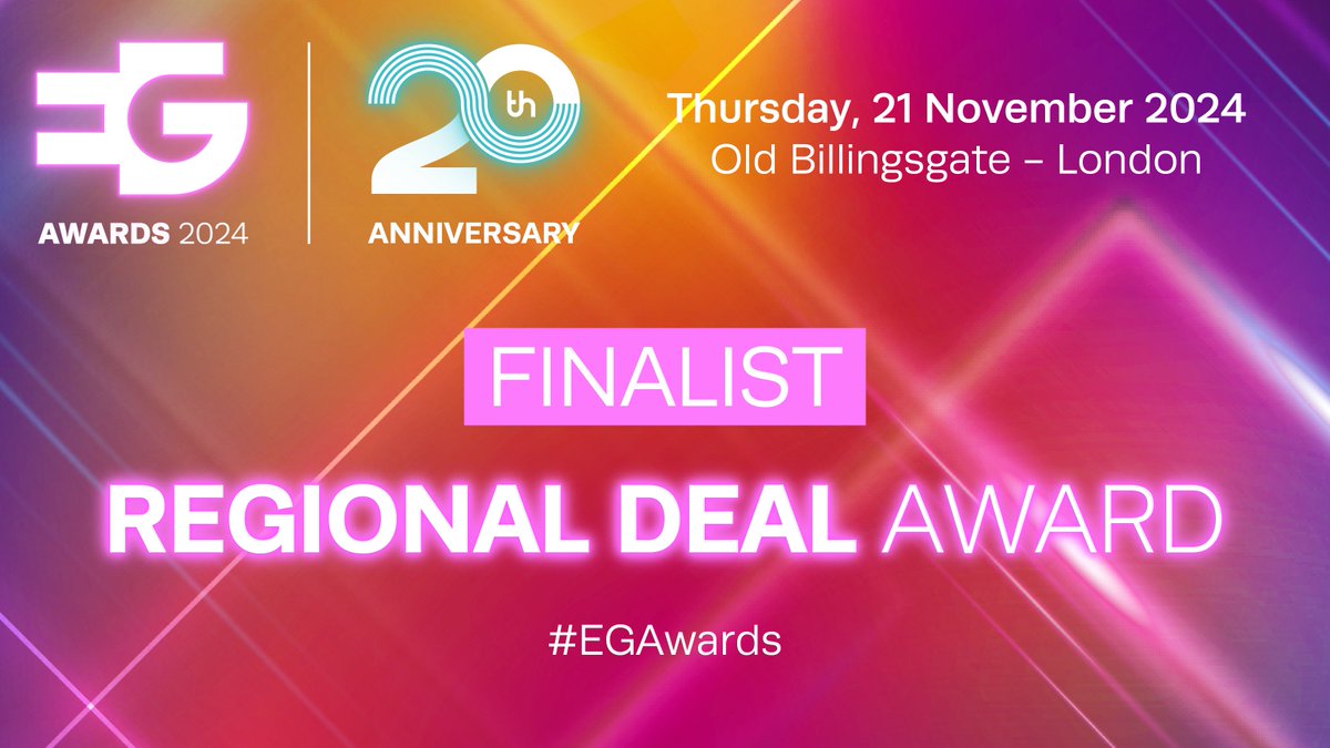 plusxspace's tweet image. We&apos;re delighted to be a #finalist in the #EGAwards ‘Regional Deal of the Year’ with our #propertypartner AshbyCapital, for our real estate #innovation hub in #Slough.

We can’t wait to join the celebrations in November 🎉 

#property #commercialproperty #Berkshire #ThamesValley