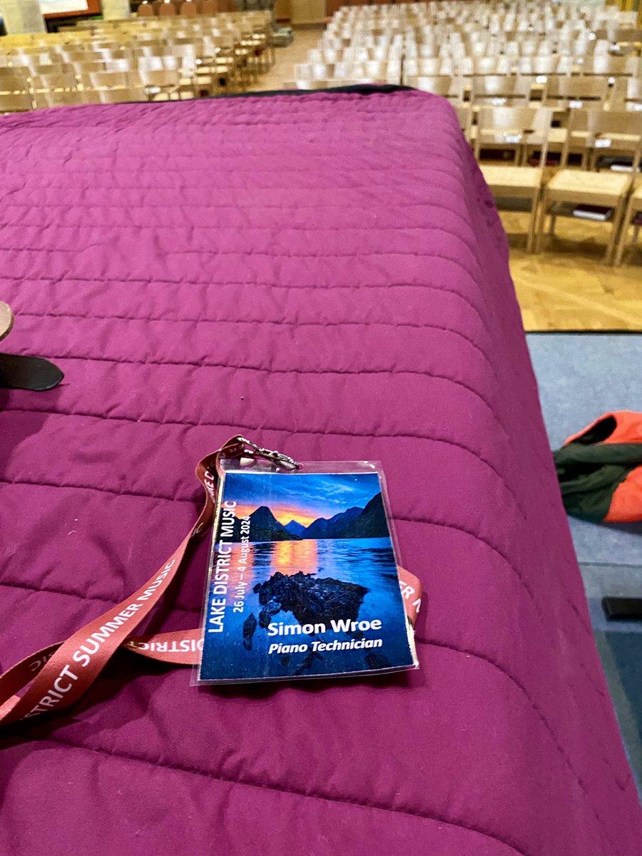 My 18th consecutive year of serving the best classical music festival in #Cumbria <a href="/lakesmusic/">Lake District Music</a> ldsm.org.uk
