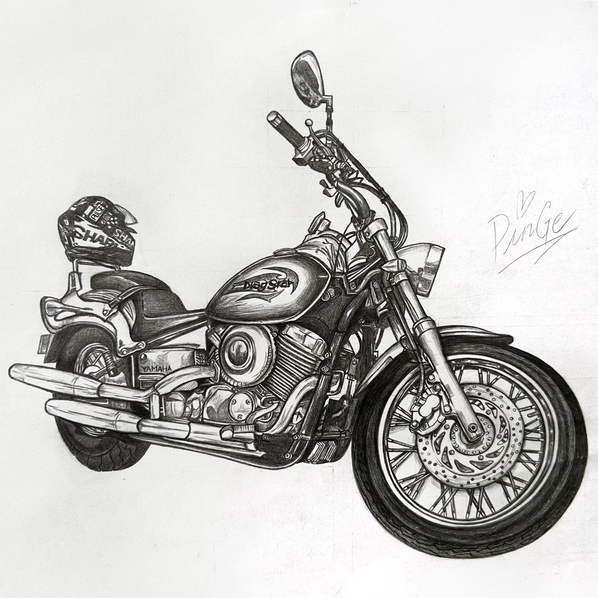 pinge_362370's tweet photo. 姉のバイクの模写♥
バイクの模写まぢで大変だった(  ⌯᷄௰⌯᷅  )

#模写 #イラスト #コピック #絵 #絵画 #バイク #ライダー #アニメ #漫画 #ボカロ #初音ミク #車 #模写イラスト #趣味 #バイク模写 #ライダース #かっこいい #絵師 #絵師さんとつながりたい #模写好き #推し #推し活 https://t.co/MR8J7I0Nzm