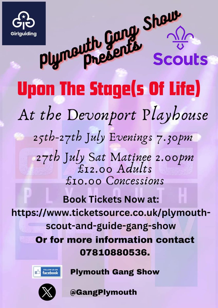 Plymouth Gang Show tweet media